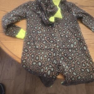 Cat & Jack Brown and Neon Yellow Sleepwear